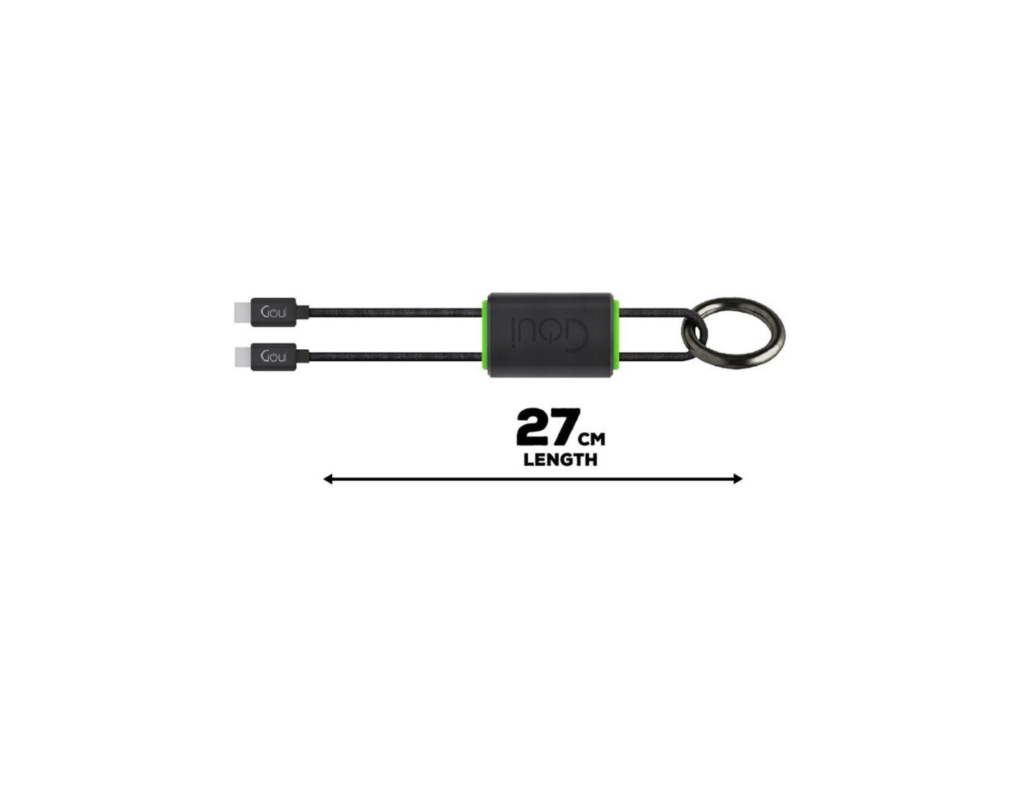 Goui Lock 27cm Type C to Type C key chain charging cable Qatar