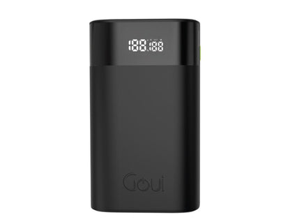 Goui P20 fast charging 20000mAh power bank 65W with battery display.