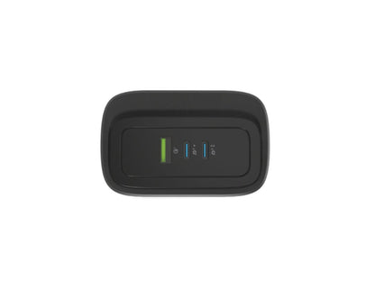 Goui P30 premium power bank 30000mAh black with 140W fast charging and multiple ports.