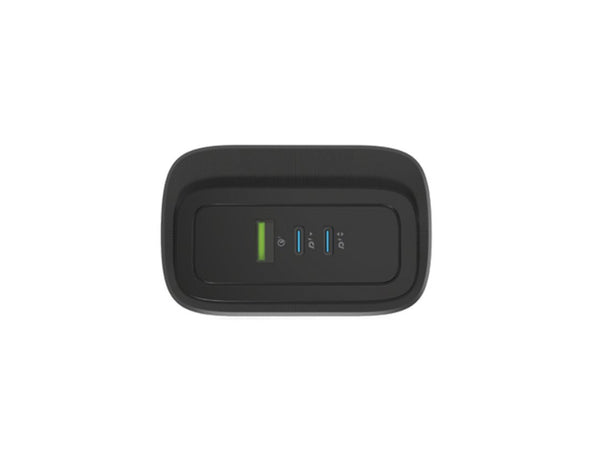 Goui P30 premium power bank 30000mAh black with 140W fast charging and multiple ports.