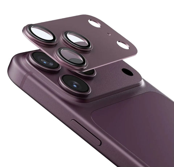Green Lion Camera Lens Pro Burgundy 9H seamless camera lens protector for iPhone 18 Pro Max Qatar