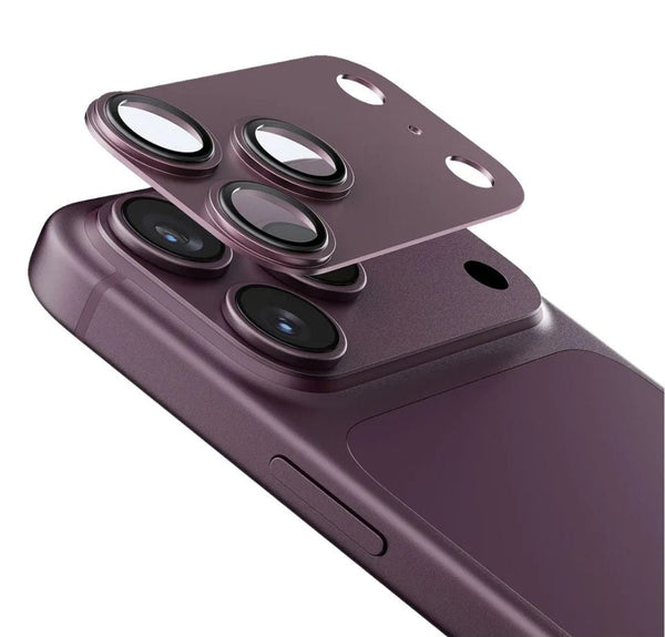 Green Lion Camera Lens Pro Burgundy 9H seamless camera lens protector for iPhone 18 Pro Qatar