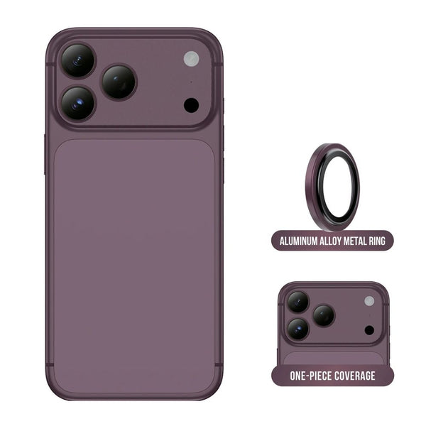 Green Lion Camera Lens Pro Burgundy 9H seamless camera lens protector for iPhone 18 Pro Qatar