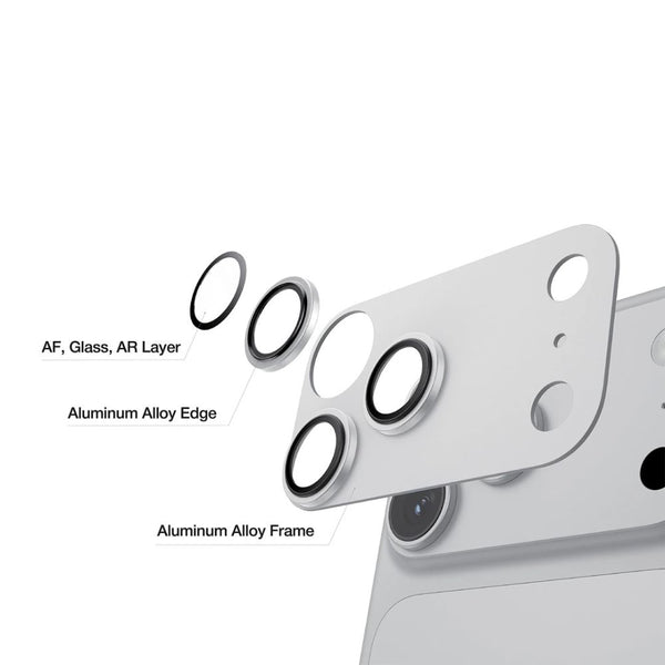 Green Lion Camera Lens Pro Silver 9H seamless camera lens protector for iPhone 18 Pro Qatar