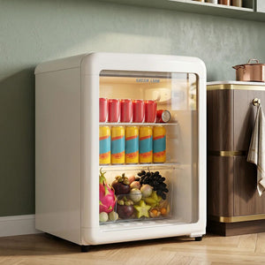 Green Lion Classic 55L Mini Fridge 80W with 7-level temperature control White Qatar