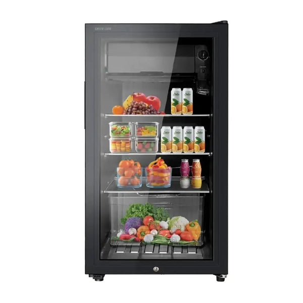 Green Lion GMF-83 83L mini refrigerator black with adjustable temperature Qatar