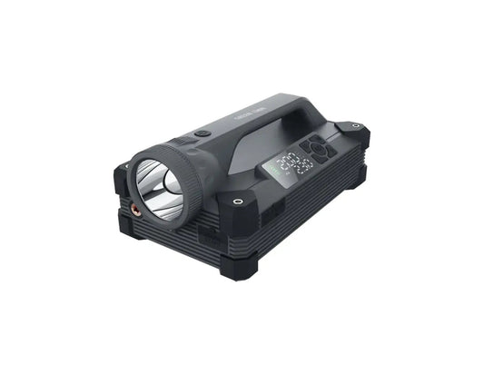 Green Lion JX66 jump starter with tyre inflator flashlight and power bank gray Qatar