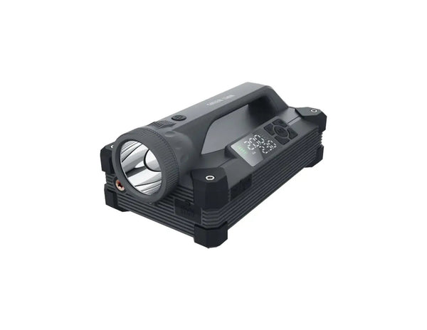 Green Lion JX66 jump starter with tyre inflator flashlight and power bank gray Qatar