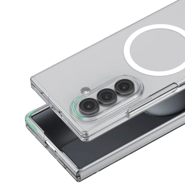 Green Lion MagSafe Delgado Case for Samsung Z Fold 8 Ultra Clear with N52 magnets Qatar