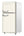 Green Lion Retro 75L Beige Refrigerator with 55L fridge, 20L freezer, seven-level temperature control and vintage steel design in Qatar
