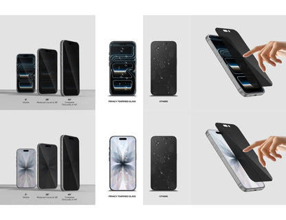 GRIPP 2-way privacy tempered glass screen protector iPhone 17 17 Pro Pro Max Qatar