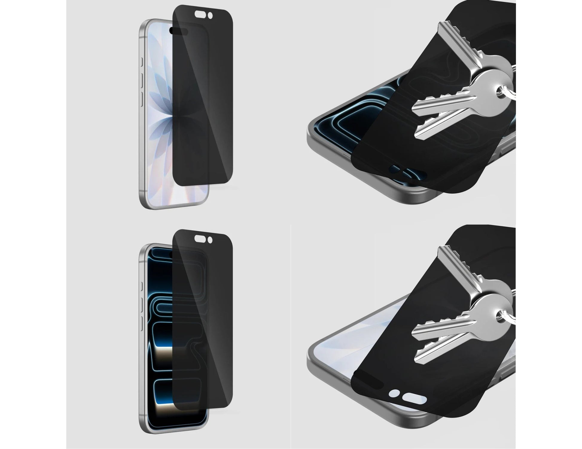 GRIPP 2-way privacy tempered glass screen protector iPhone 17 17 Pro Pro Max Qatar