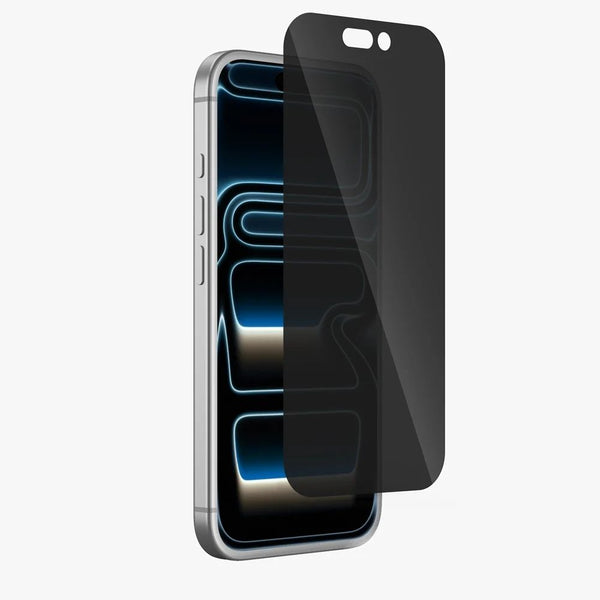 GRIPP 360° 4-way privacy tempered glass for iPhone 17 Pro Japanese Asahi HD glass 9H Qatar