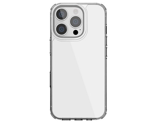 Back view of GRIPP Clear Case for iPhone 16 Pro.