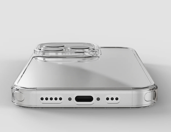 Raised edges protecting the camera and screen of the iPhone 16 Pro.