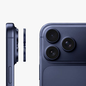GRIPP Focal camera lens protector for iPhone 17 Pro Max Blue aluminium alloy ring 9H HD tempered glass Qatar