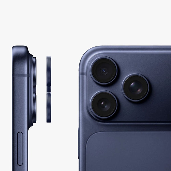 GRIPP Focal camera lens protector for iPhone 17 Pro Max Blue aluminium alloy ring 9H HD tempered glass Qatar