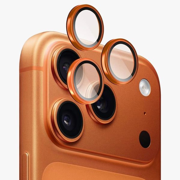 GRIPP Focal camera lens protector for iPhone 17 Pro Max Orange aluminium alloy ring 9H HD tempered glass Qatar