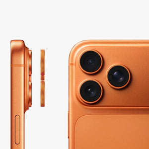 GRIPP Focal camera lens protector for iPhone 17 Pro Max Orange aluminium alloy ring 9H HD tempered glass Qatar