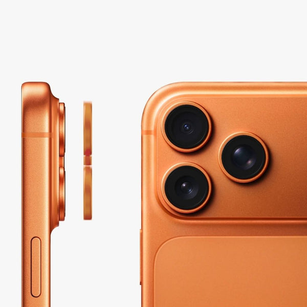 GRIPP Focal camera lens protector for iPhone 17 Pro Max Orange aluminium alloy ring 9H HD tempered glass Qatar