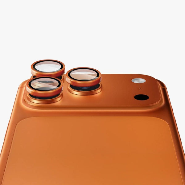 GRIPP Focal camera lens protector for iPhone 17 Pro Max Orange aluminium alloy ring 9H HD tempered glass Qatar