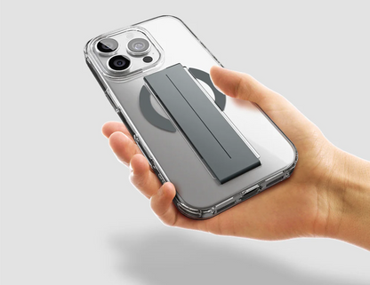 GRIPP Holdit Case with an integrated flexible grip band for secure handling.