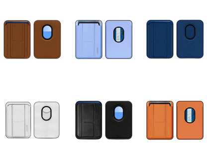 GRIPP MagSafe Wallet Card Holder with stand PU leather strong magnetic iPhone wallet Qatar