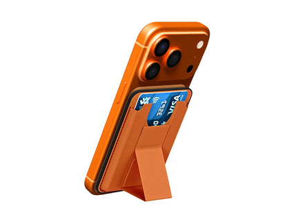 GRIPP MagSafe Wallet Card Holder with stand PU leather strong magnetic iPhone wallet Qatar