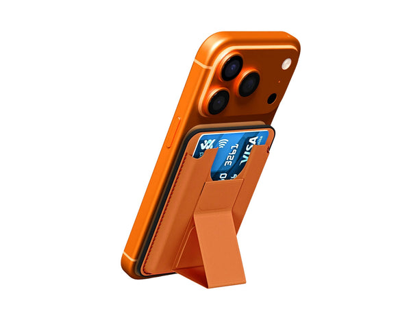 GRIPP MagSafe Wallet Card Holder with stand PU leather strong magnetic iPhone wallet Qatar