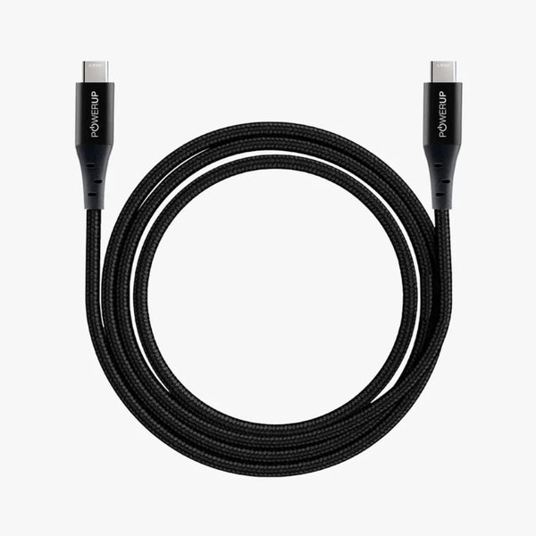 Gripp POWERUP 60W USB-C to USB-C Cable 1.5M Black