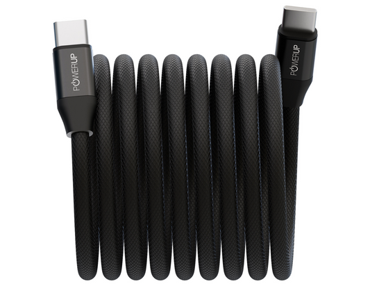 GRIPP PowerUp Magnetic Braided Cable Type-C to C Black