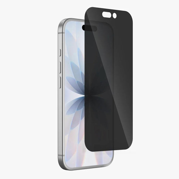 GRIPP 2-way privacy tempered glass screen protector for iPhone 17 Pro 9H 99.9% transparency Qatar