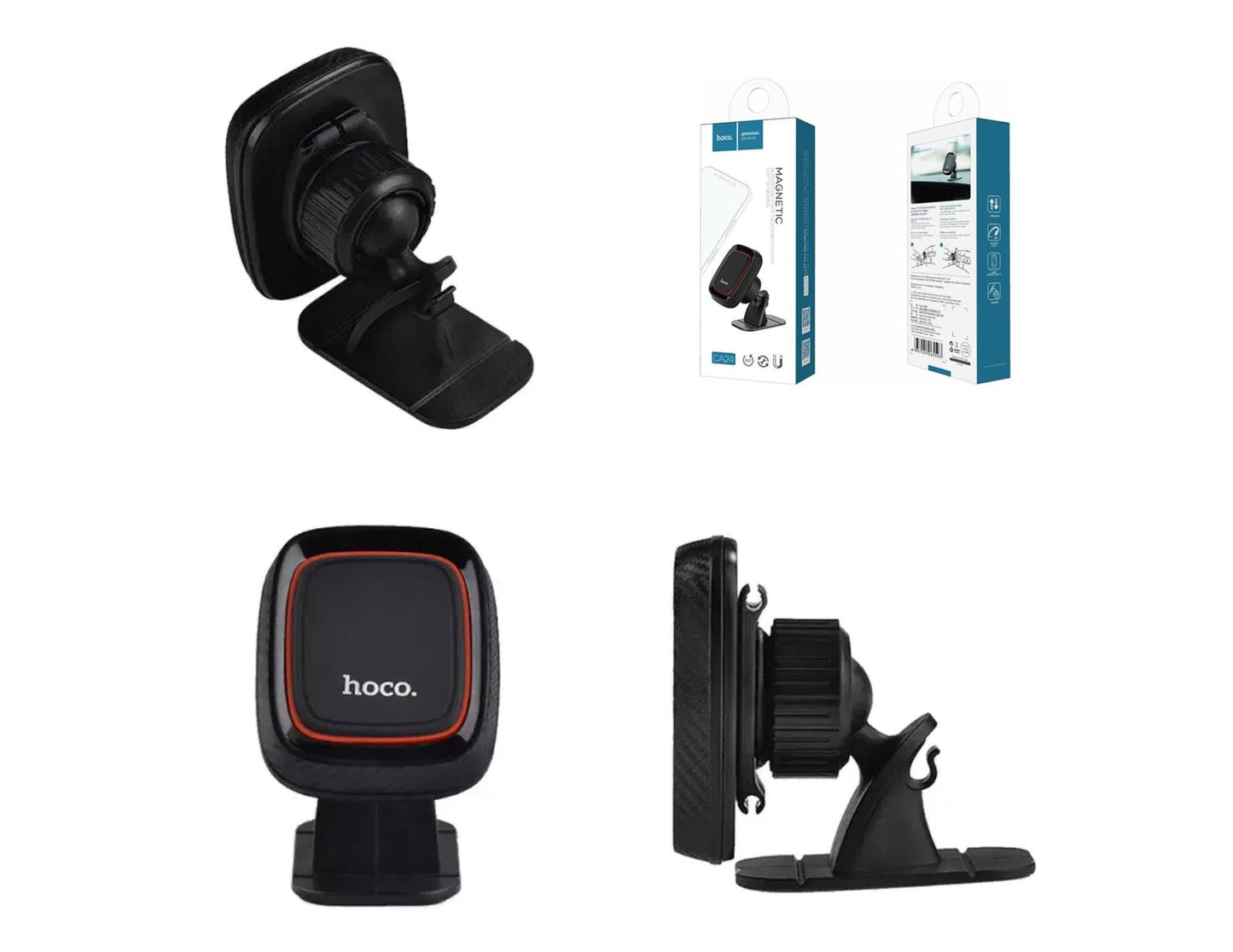 Hoco CA24 Lotto magnetic dashboard car mount for smartphones, Thabthaba Store Qatar