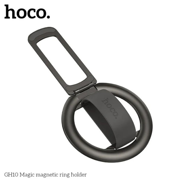 HOCO GH10 Magic Magnetic Ring Holder Stand with N52 magnets and foldable phone stand