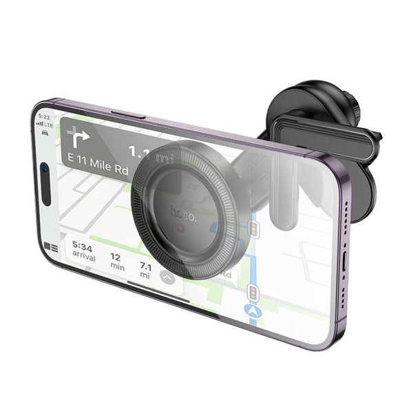 Hoco H57 magnetic car display holder with N52 magnets and multi-angle adjustment Qatar