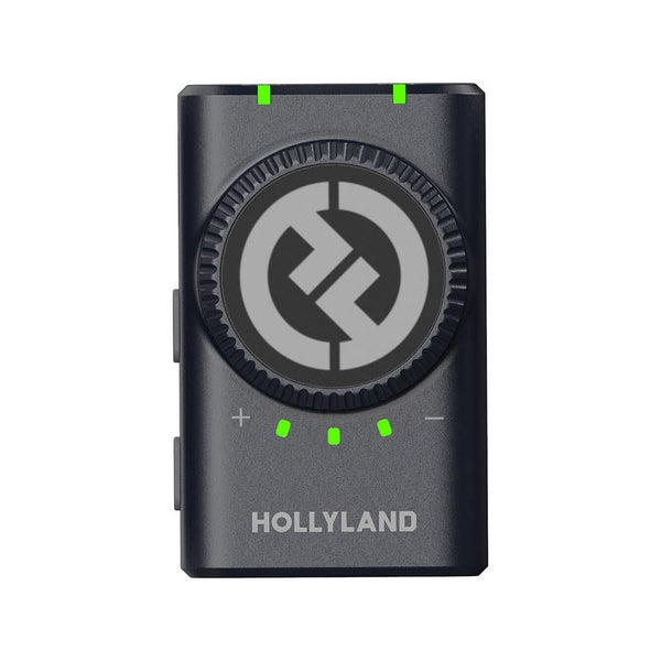 Hollyland Lark M2 Combo wireless lavalier microphone in Shine Charcoal with 24-bit audio and ENC noise cancellation in Qatar