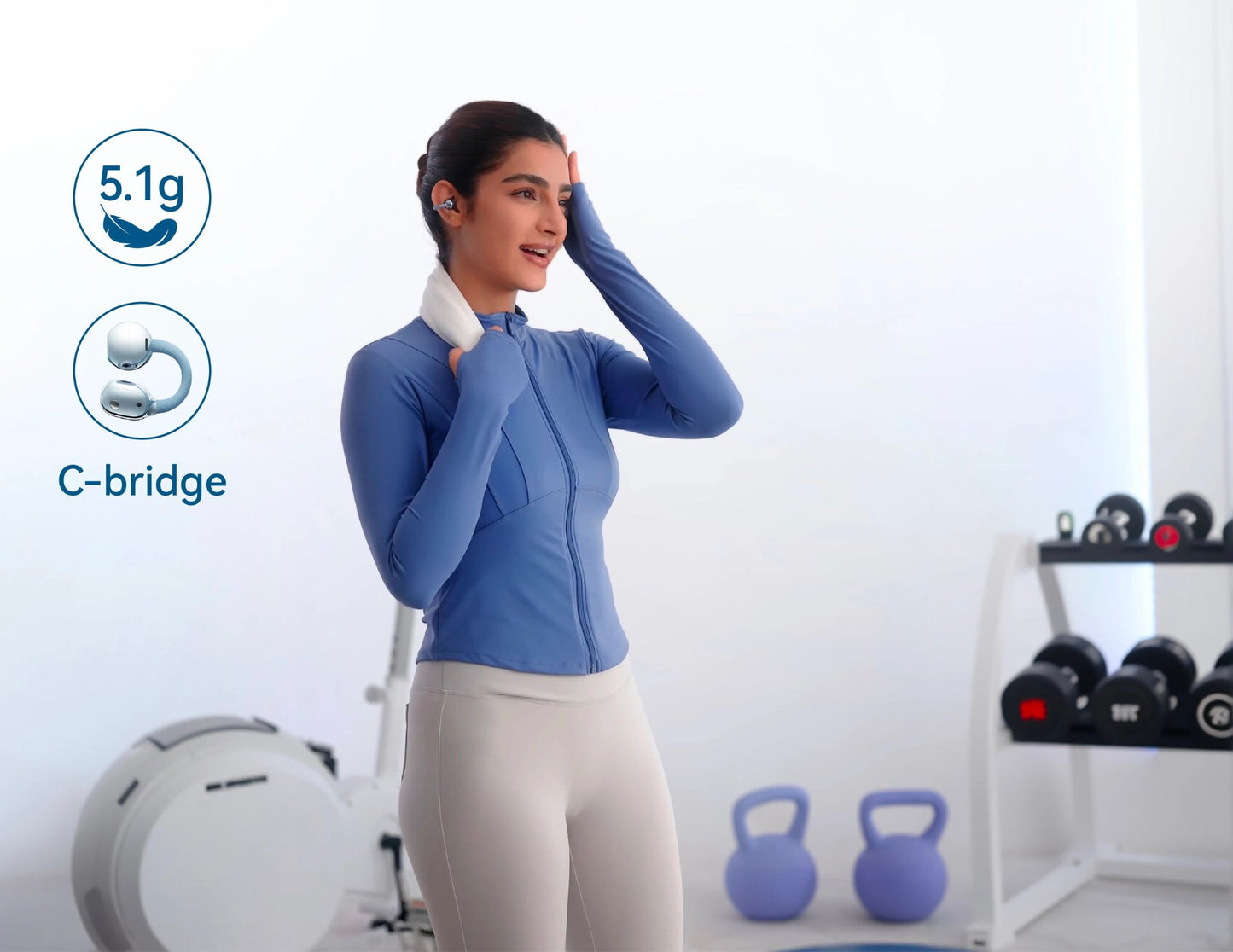 HUAWEI FreeClip 2 open-ear wireless earbuds with charging case Qatar