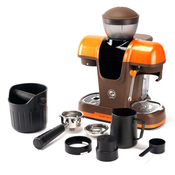iCafilas ME2603 semi-automatic espresso coffee maker with built-in grinder, 19-bar pressure and milk frothing steam wand in Qatar