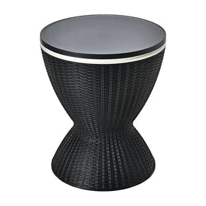 Ice Table Multifunctional Outdoor Cooler Table Black 8 Gallon 40 Can Capacity Qatar