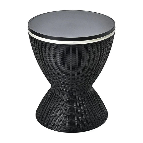Ice Table Multifunctional Outdoor Cooler Table Black 8 Gallon 40 Can Capacity Qatar