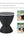 Ice Table Multifunctional Outdoor Cooler Table Black 8 Gallon 40 Can Capacity Qatar