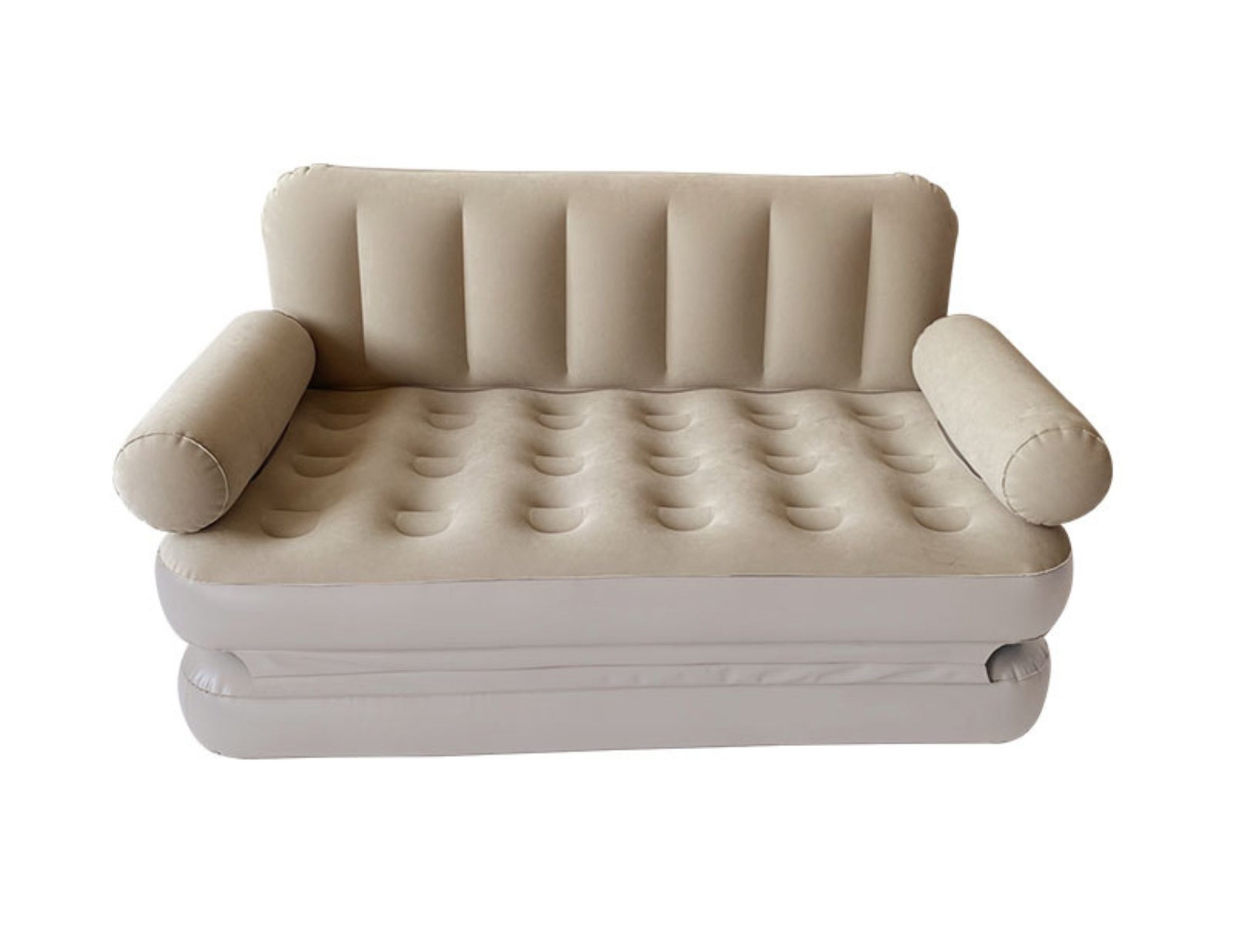 Inflatable Folding Sofa JR-5058 beige portable air sofa for indoor and outdoor use Qatar