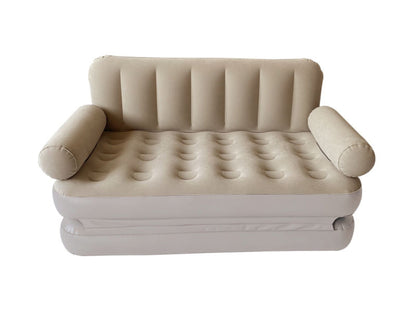 Inflatable Folding Sofa JR-5058 beige portable air sofa for indoor and outdoor use Qatar