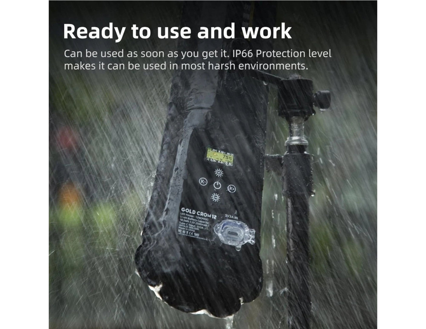 Inkee Gold Crow Air 12 bi-color tube light CRI95+ waterproof flexible LED 12W for photography Qatar