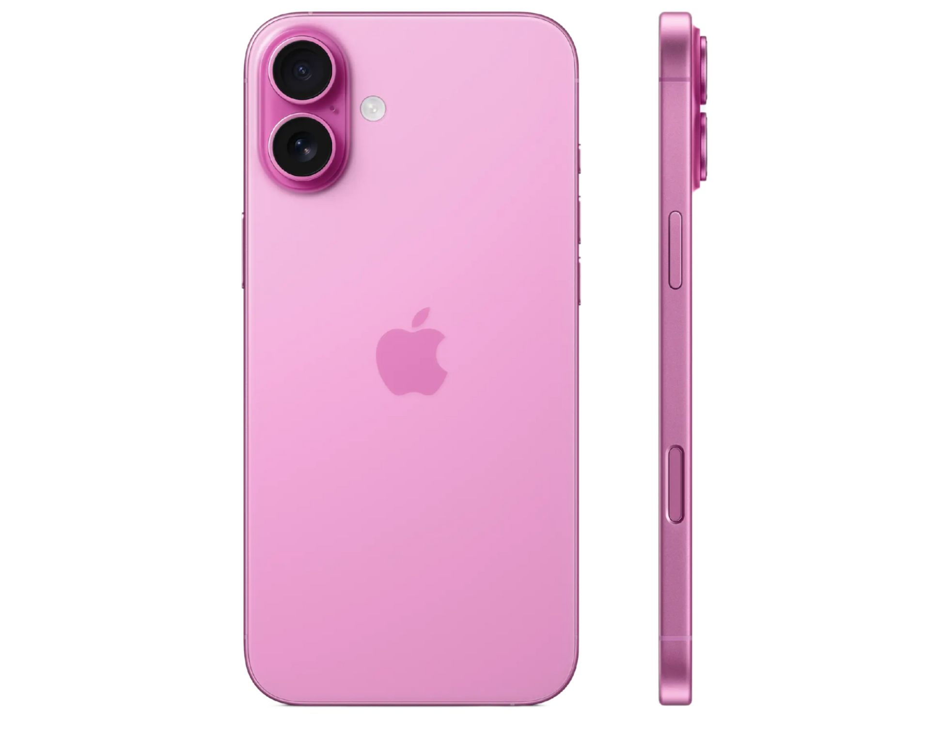 Apple iPhone 16 Plus back view in Pink