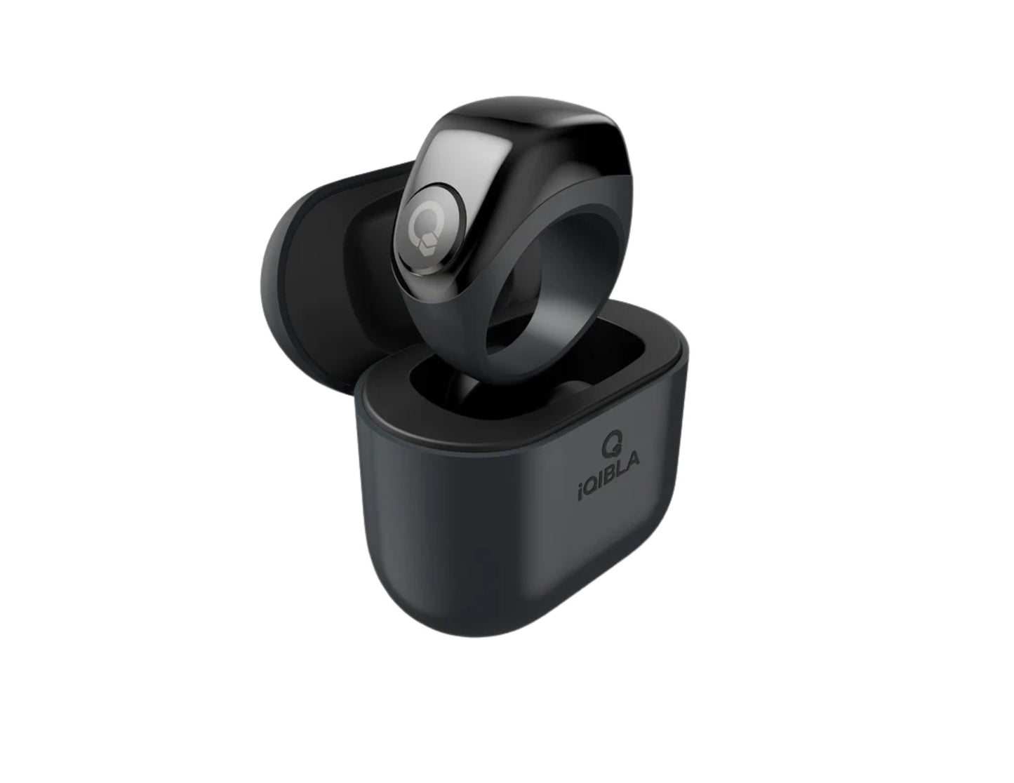 iQibla Zikr Ring Jood J01 smart tasbih ring with Athan reminders, step counter, and charging case Qatar