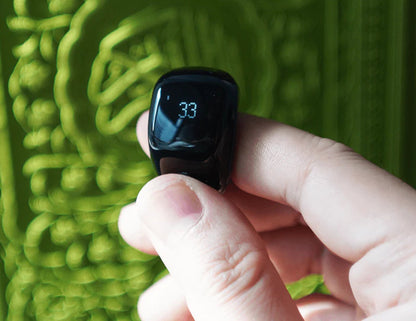 iQibla Zikr Ring Jood J01 smart tasbih ring with Athan reminders, step counter, and charging case Qatar