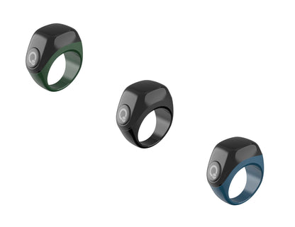 iQibla Zikr Ring Jood J01 smart tasbih ring with Athan reminders, step counter, and charging case Qatar