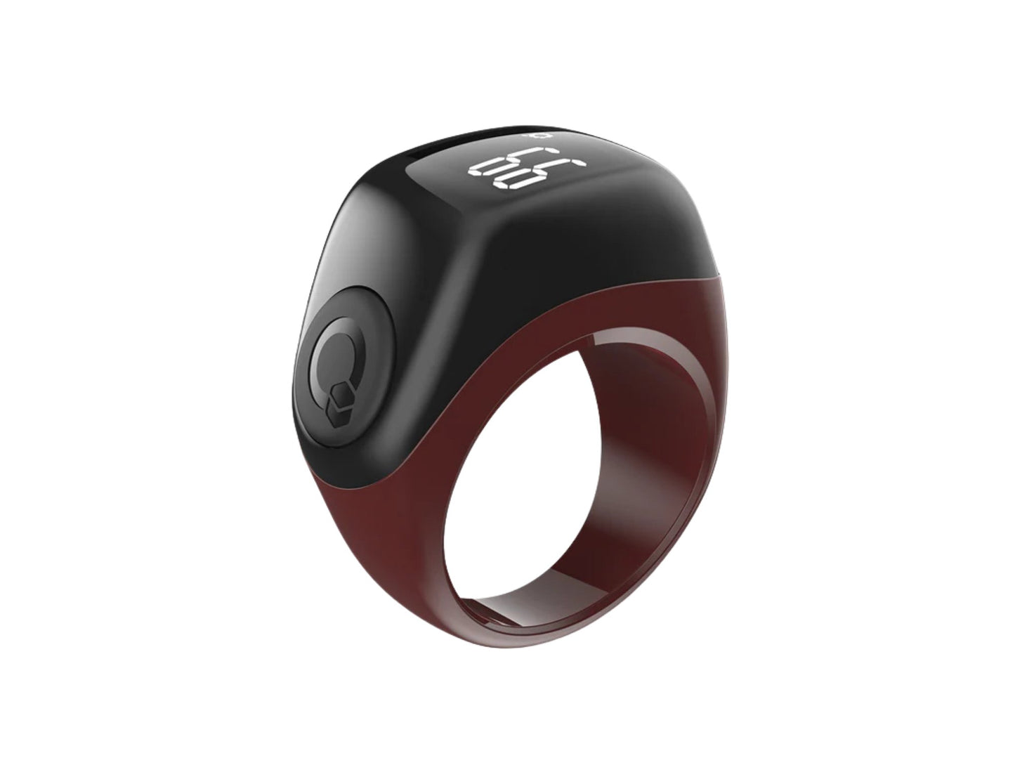 iQibla Zikr Ring Jood Lite J01T smart tasbih ring with prayer reminders and adjustable sizes, Thabthaba Store Qatar