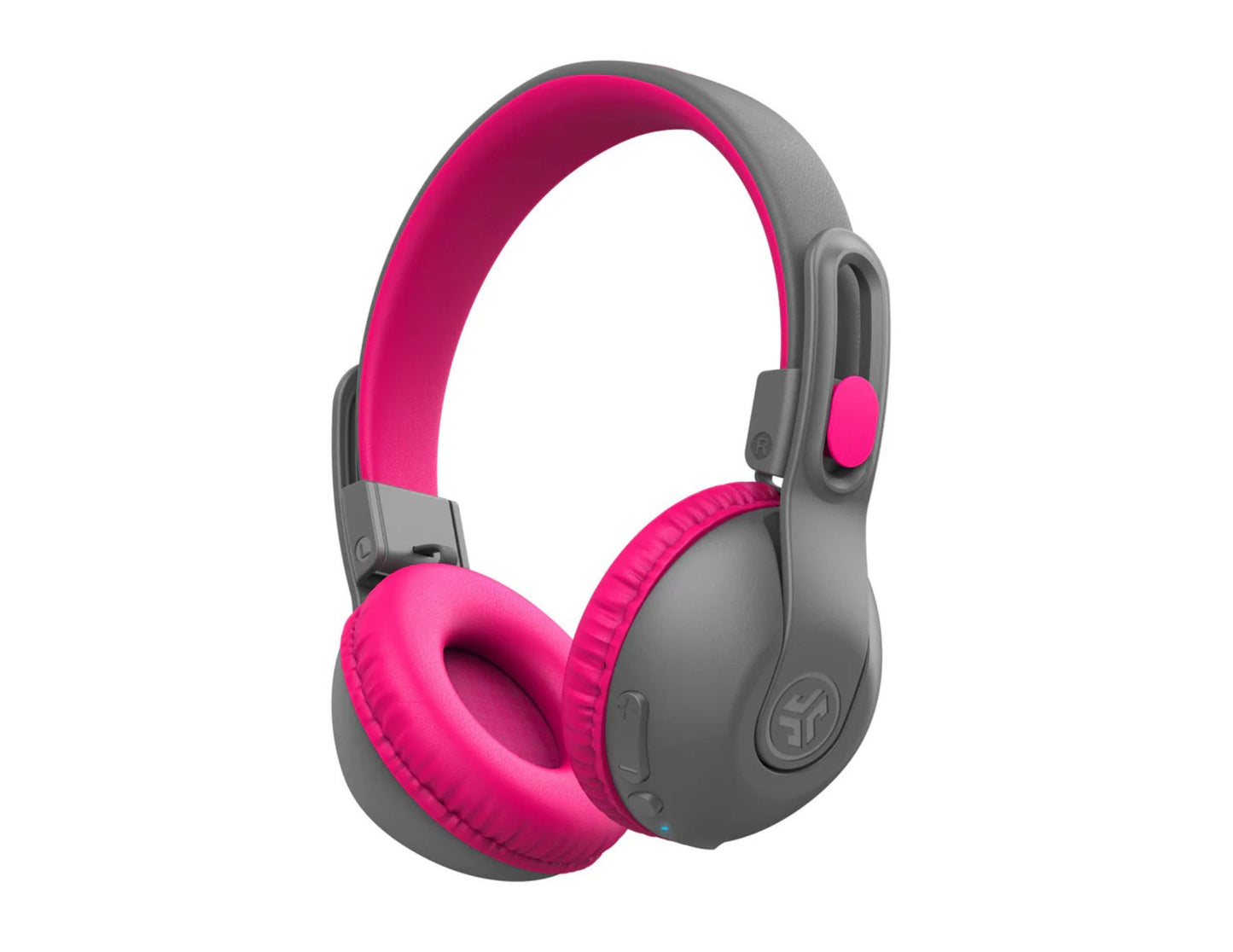 JLab JBuddies Studio 2 2-in-1 kids headphones, safe volume, gray/blue gray/pink, Qatar